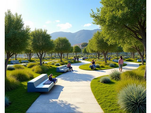 Installation de solutions Smart City dans un parc public, Marseille