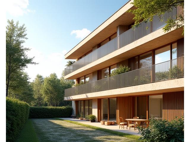 Résidence écologique avec solutions de lumière naturelle à Bordeaux